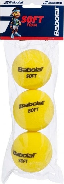 Mingi de tenis Babolat Junior Babolat Soft Foam 3buc galben 501058