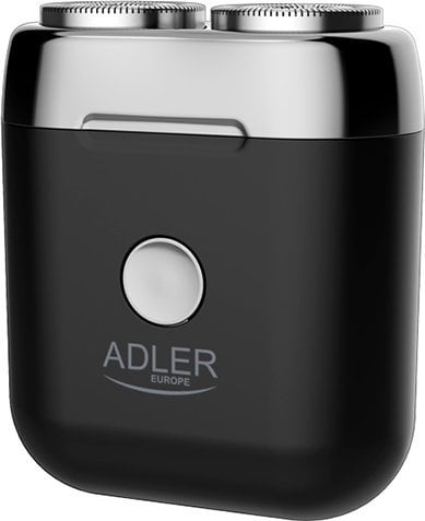 Aparate de ras electrice - Mini aparat de ras Adler AD 2936, 250 mAh, USB tip C, pentru calatorii, fara fir, negru/inox