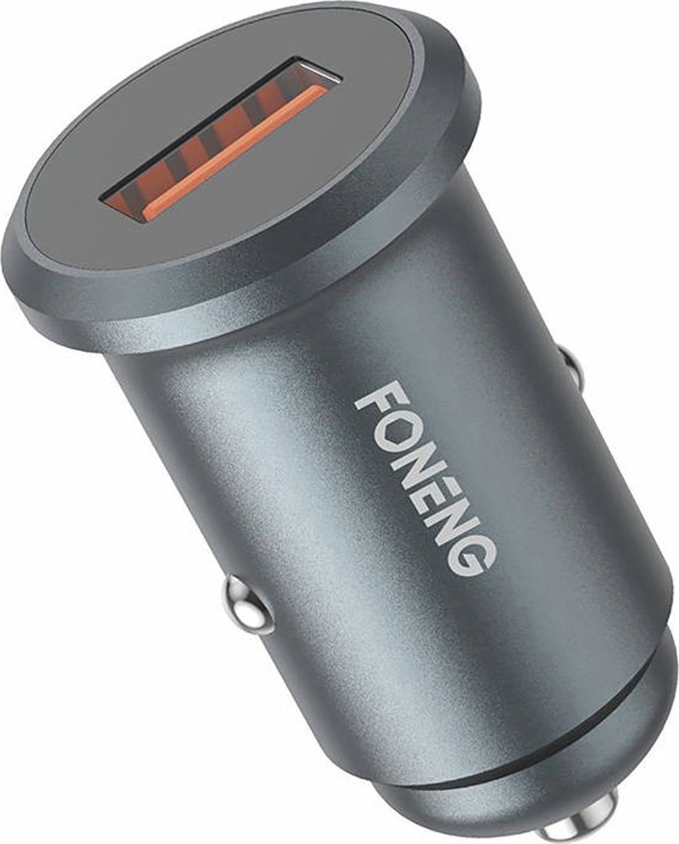 Mini încărcător Foneng Foneng C15 4A Set încărcător auto GSM unic USB (metal)