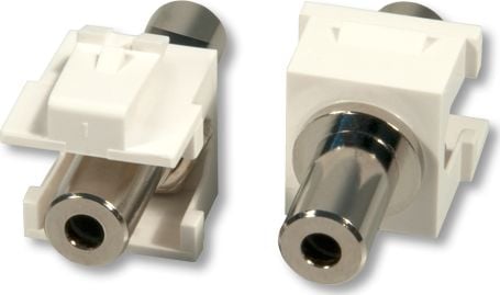 mini perete soclu jack (3,5 mm) Keystone (modulul comutator) Lindy 60528 - 2p