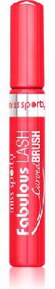 Mascara Miss Sporty Fabulous Lash Curved Brush Black, 8 ml