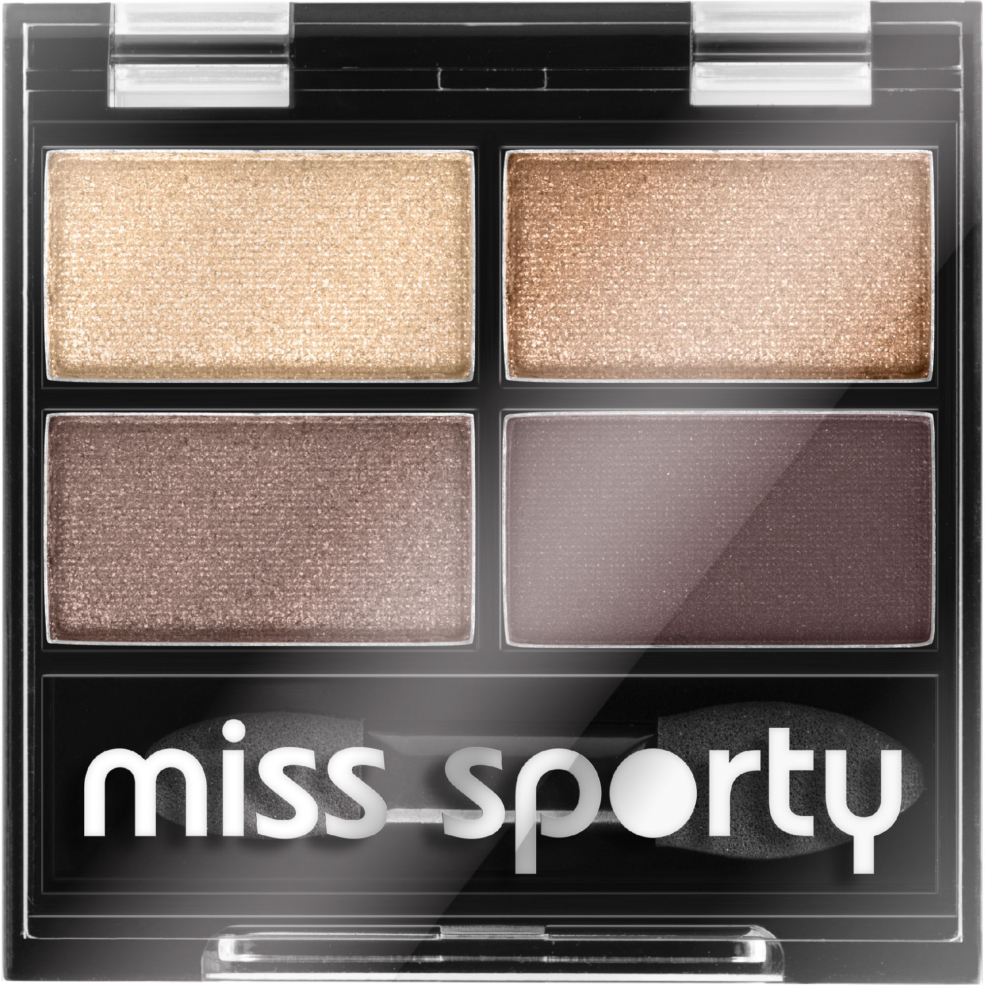 Fard de pleoape Miss Sporty Quattro Studio Quadruple 403 Smoky Brown Eyes 5g