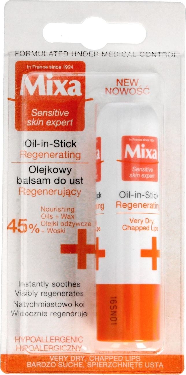 Mixa Olejkowy Balsam do ust regenerujÄ…cy 4.7ml