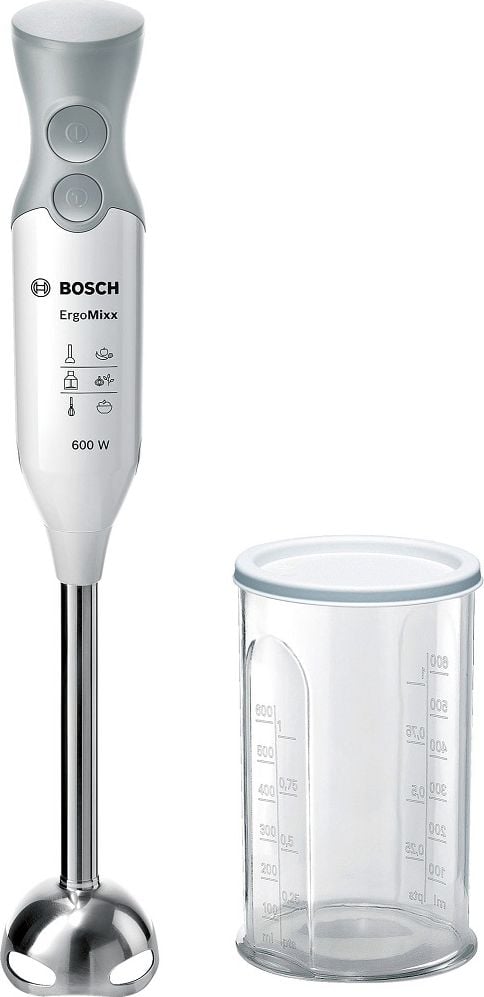 Mixer vertical Bosch MSM66110, 600 W, Alb/Gri