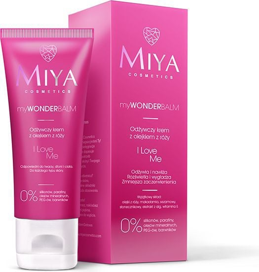 Crema de fata miya myWONDERBALM I love Me Crema nutritiva de ulei de trandafir 75ml