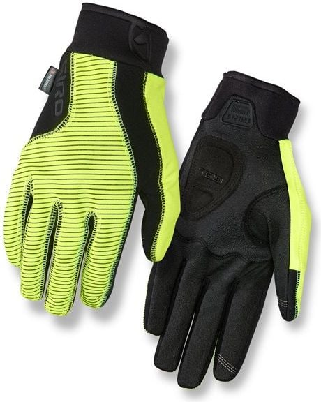 Mănuși de ciclism pentru bărbați Giro Blaze, negre și galbene, mărimea XL