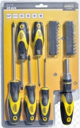 KPL. 26CZ sfaturi șurubelniță RATCHET + KIT [HOME] - 1SZ - MN-11-022