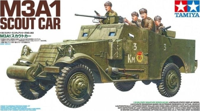 Modelul de plastic M3A1 Scout Car