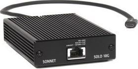 Modul Sonnet Solo 10G Thunderbolt 3 SFP la adaptor Ethernet 10GBASE-T