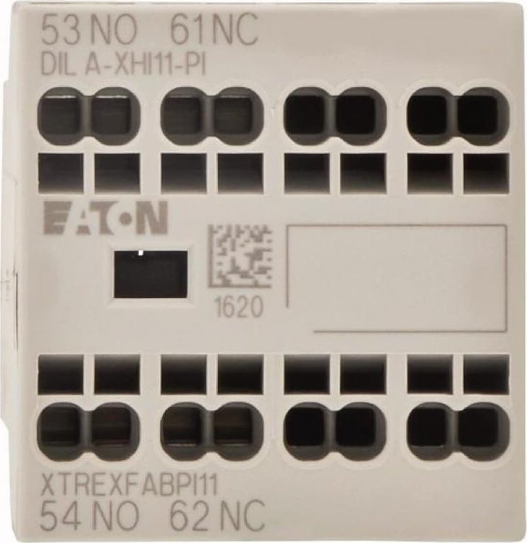 Modul comutator auxiliar Eaton 2 poli I= 16 A 1NO+1NC Borne cu arc cu împingere cu montare frontală 199314