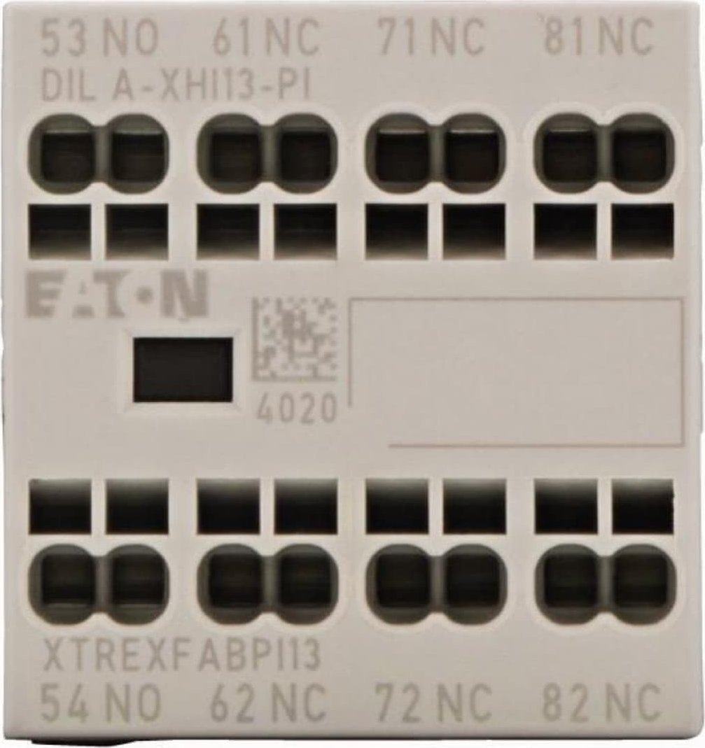Modul comutator auxiliar Eaton 4 poli I= 16 A 1NO+3NC Terminale cu arc cu împingere cu montare frontală 199320