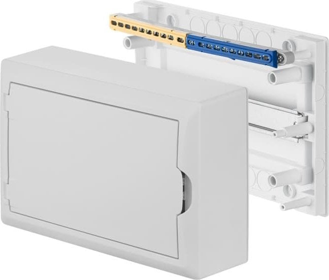 Modular de comutație 1x12 n / t BOX ECONOMIC RN 1/12 alb ușă (N + PE) IP40 2503-00