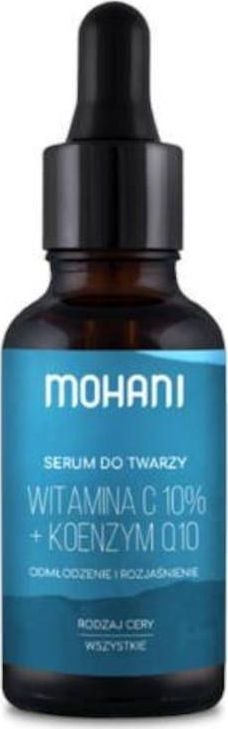 Mohani Ser de față pentru întinerire și strălucire cu vitamina C 10% și coenzima Q10 30ml