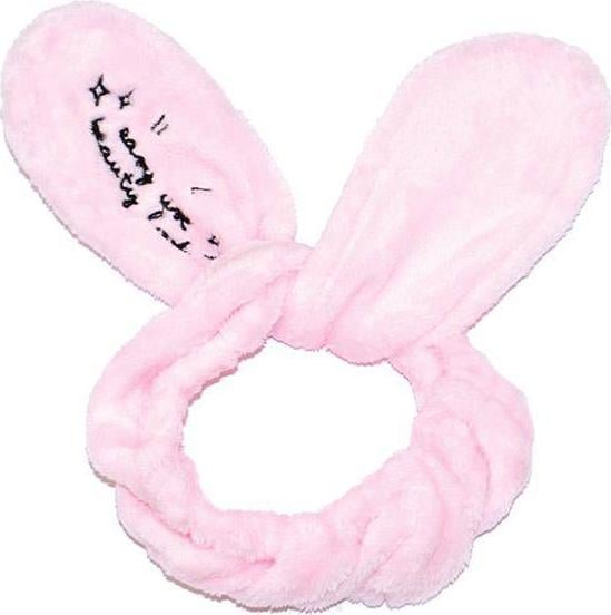 Mola DR. MOLA_Bentilă cosmetică Bunny Ears cu urechi de iepuraș roz deschis