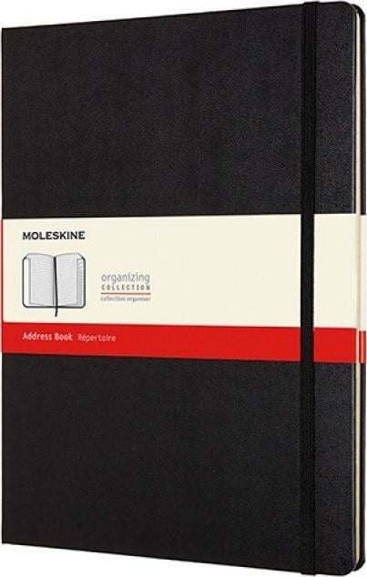 Moleskine Agendă MOLESKINE XL, 19x25cm, copertă rigidă, 192 pagini, negru