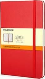 Moleskine Classic Red Notebook, Ruled Large, Moleskine