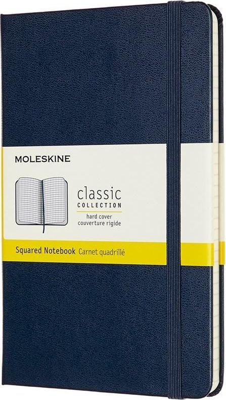 Agenda Moleskine, Classic Collection, 70 g / m2, 11 x 18 cm, Bleumarin