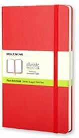 Moleskine Classic Red Notebook, Plain Large, Moleskine