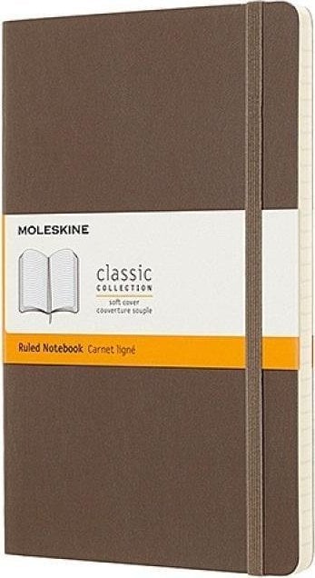 Moleskine Notes L 13x21cm linie 192K BR maro
