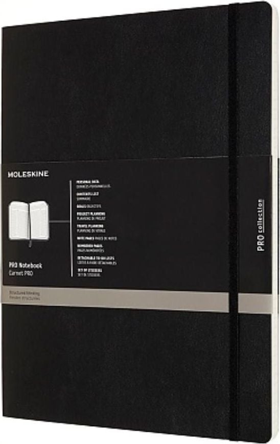 Moleskine Notes Professional XXL 22x28 negru MOLESKIN