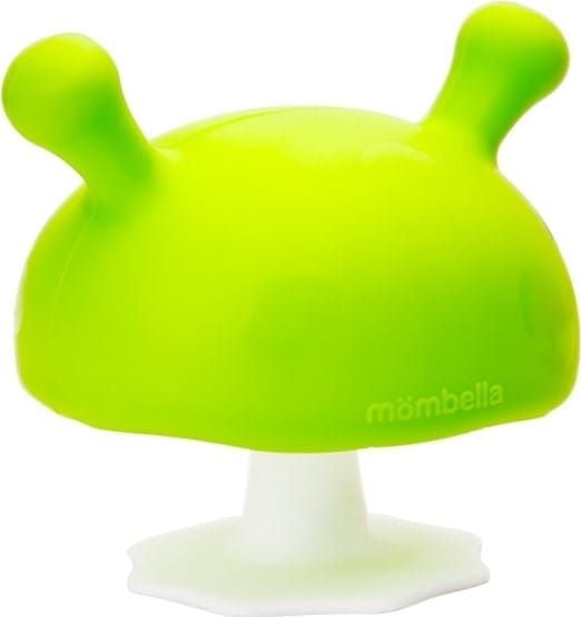 Mombella Mushroom Green Mombella Calming Teether