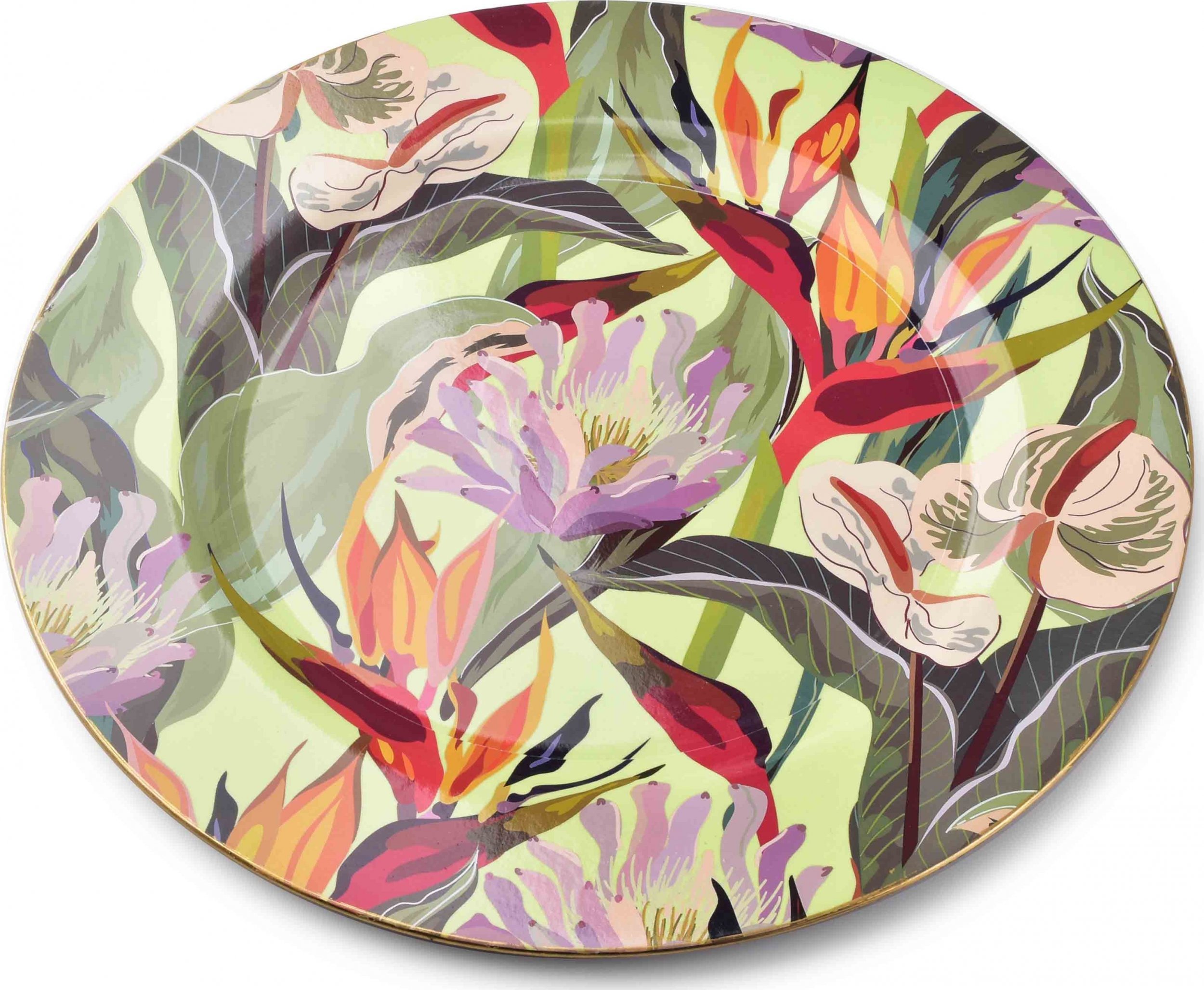 Mondex BLANCHE COLORS Articol decorativ flori de sub farfurie 33x33x2cm