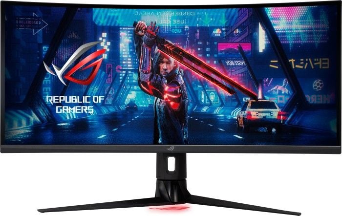 Monitor ASUS ROG Strix XG349C, 34` UWQHD (3440 x 1440), 180Hz, 1ms, Extreme Low Motion Blur Sync, USB Type-C, G-Sync compatible, DisplayHDR 400