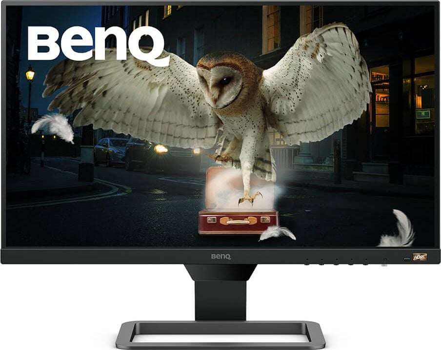 Monitor BenQ EW2480, 9H.LJ3LA.TSE, 23.8`, FullHD, HDMI x3, Clasa F, Negru