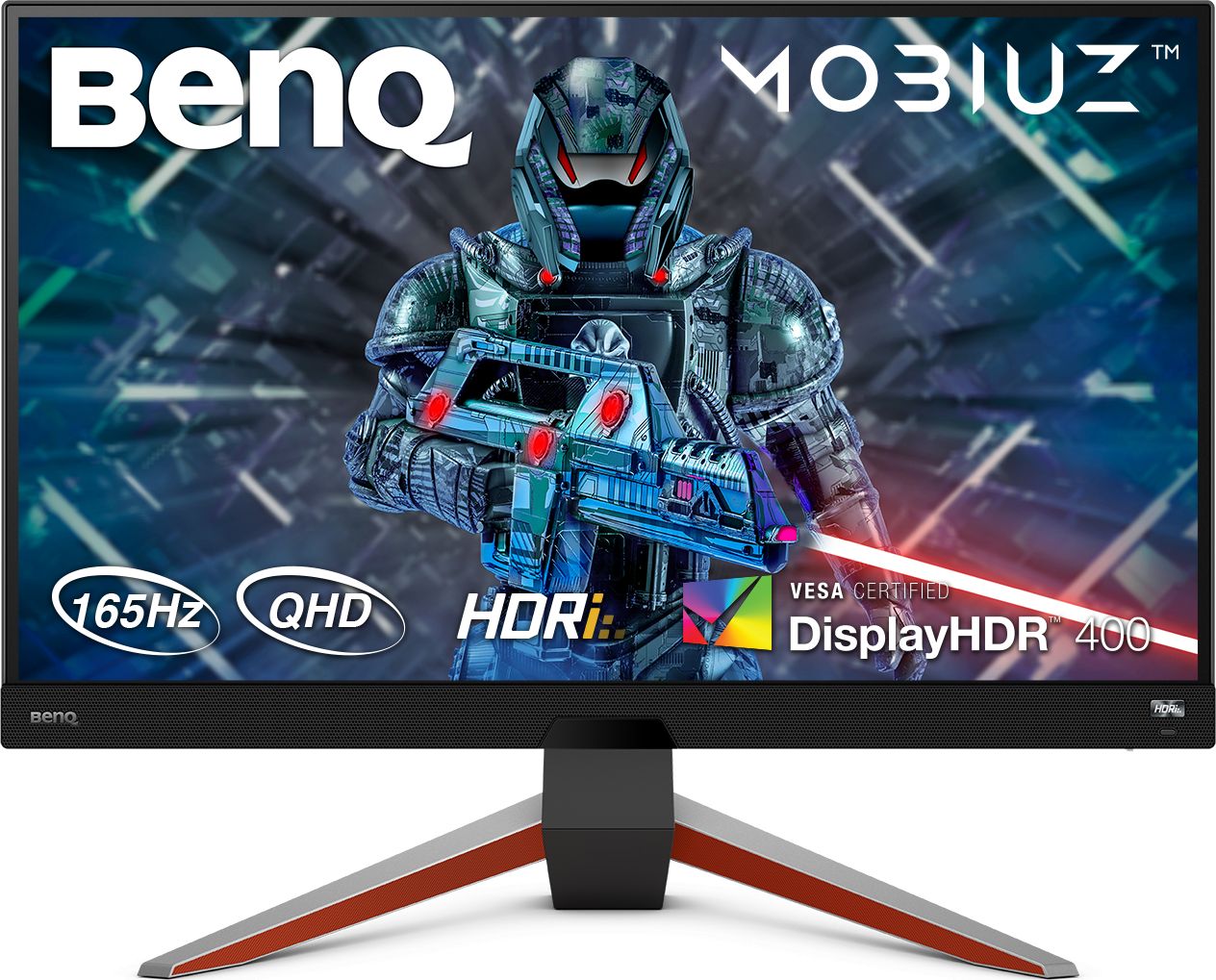 Monitor BenQ EX2710Q MOBIUZ 165Hz, IPS, 27 inch, Wide, QHD, 1ms, HDR, HDMI, DisplayPort, Negru