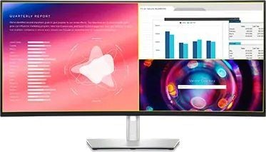 Monitor Curbat UltraSharp LED IPS Dell, 37.5'', UW-QHD+, 60Hz, 5ms, Display Port, HDMI, USB, USB-C, U3821DW
