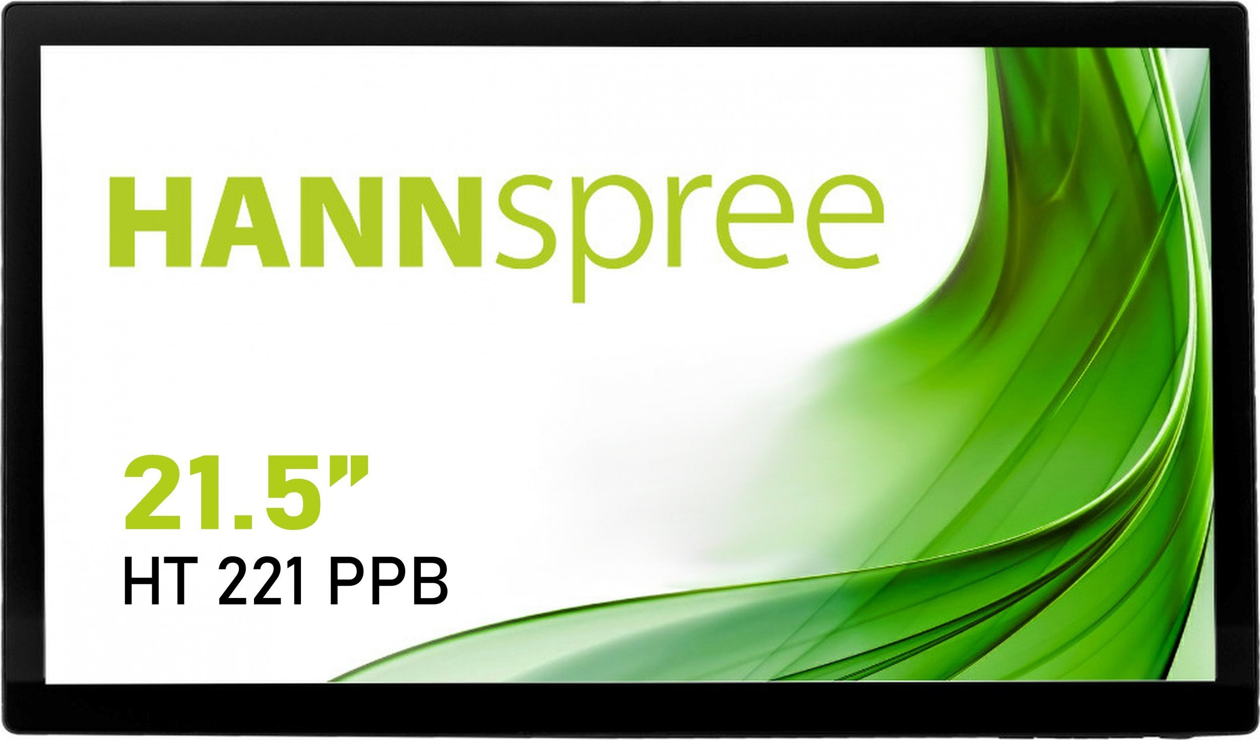 Monitor Hannspree Hannspree HT 221 PPB monitor komputerowy 54,6 cm (21.5`) 1920 x 1080 px Full HD LED Ekran dotykowy Czarny