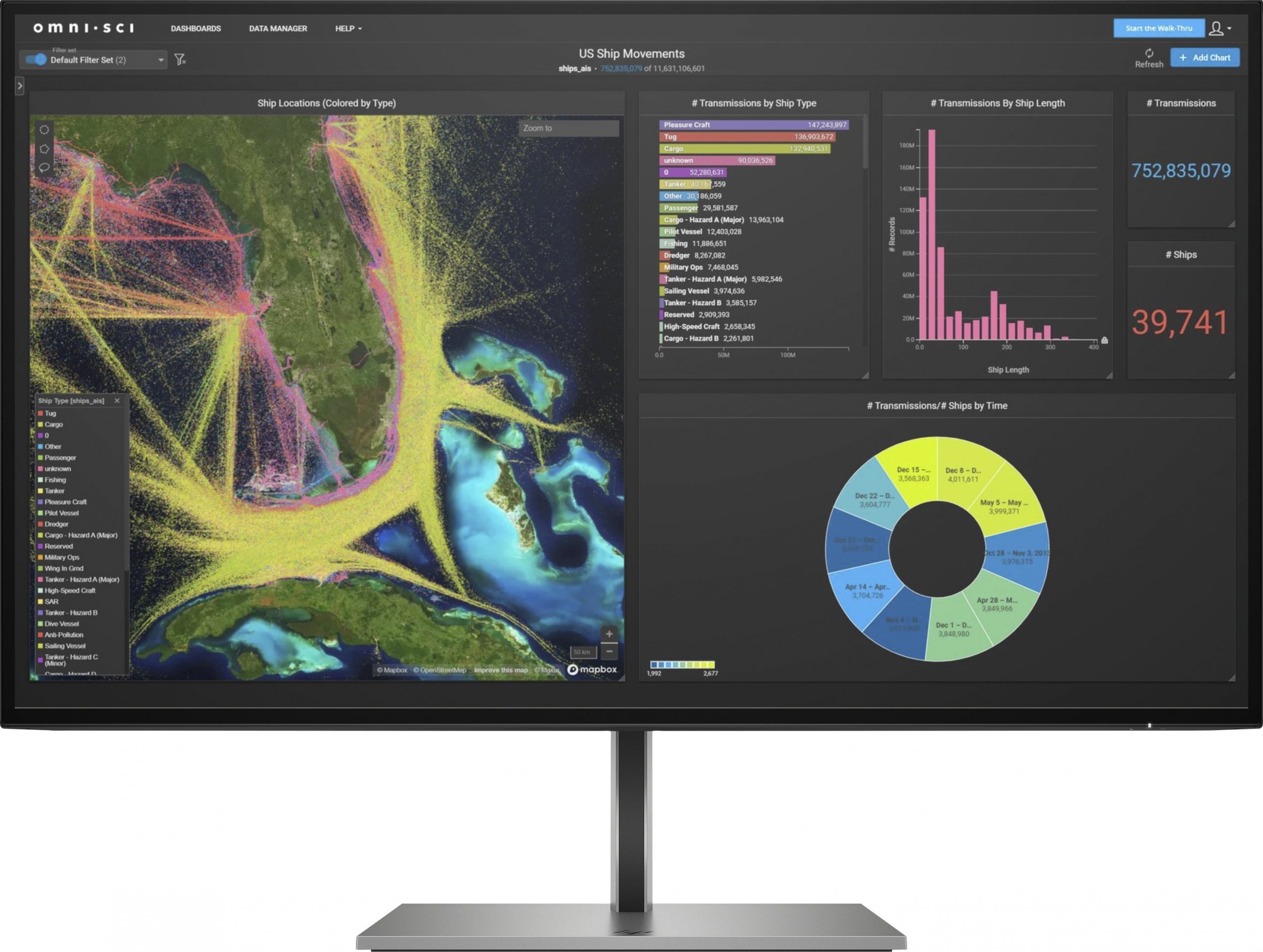 Monitor HP HP Z27k G3 - LED-Monitor - 68.6 cm (27`) - 3840 x 2160 4K @ 60 Hz - IPS - 350 cd/m2 - 1000:1 - 5 ms - HDMI, DisplayPort, USB-C