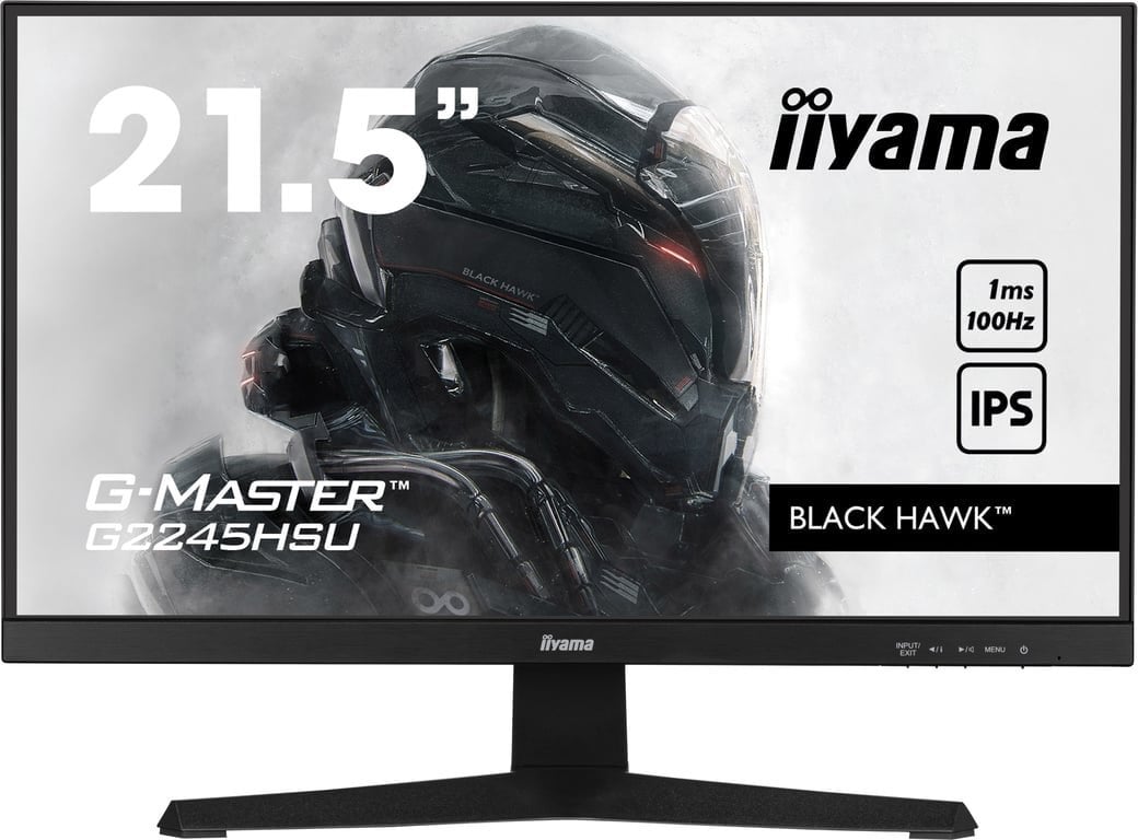 Monitor iiyama iiyama G-MASTER G2245HSU-B1 monitor komputerowy 55,9 cm (22`) 1920 x 1080 px Full HD LED Czarny