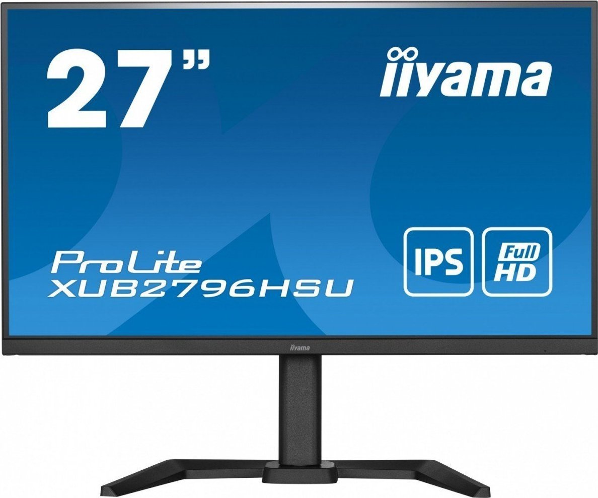Monitor iiyama Monitor 27 inch XUB2796HSU-B5 IPS,1ms,HDMI,DP,FreeSync,HAS(150mm)