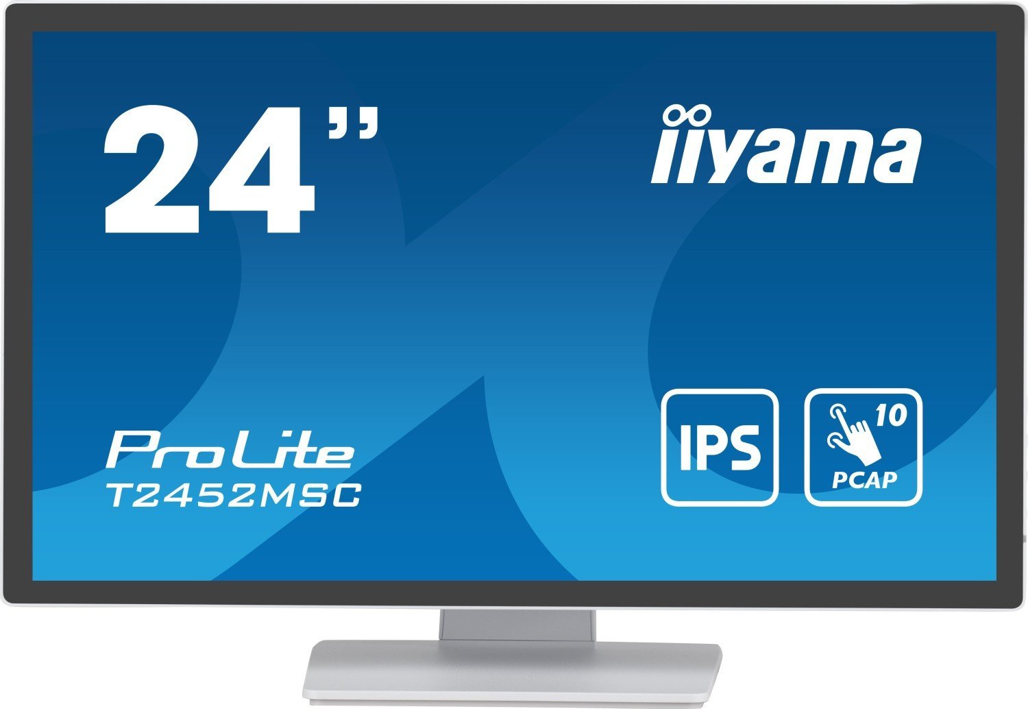 Monitor iiyama T2452MSC-W1 24IN WHITE BONDED P