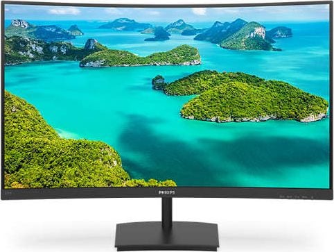 Monitor Philips E-line 271E1SCA/00, 27`, FullHD, D-Sub (VGA) x1, HDMI x1, Negru