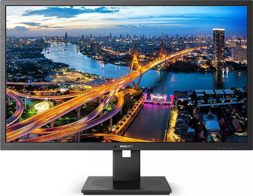 Monitor Philips LED IPS 31.5'' QHD, 75Hz, 4ms, Adaptive Sync, FlickerFree, Pivot, Display Port, HDMI, USB, 325B1L/00