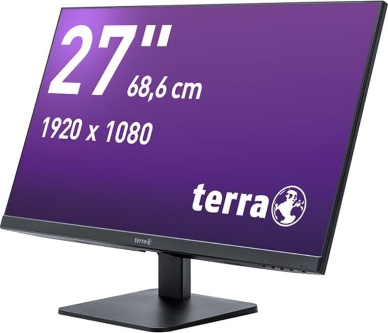 Monitor Wortmann AG Wortmann AG TERRA 3030229 monitor komputerowy 68,6 cm (27`) 1920 x 1080 px Full HD LED Czarny