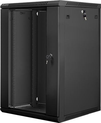 Montat pe server de dulap 19 '' 18U negru 600 x 600mm (WF01-6618-10B)