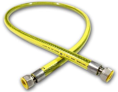 linie de gaz manta de PVC F1 / 2-F1 / 2 L-1500, cu două piulițe rotative