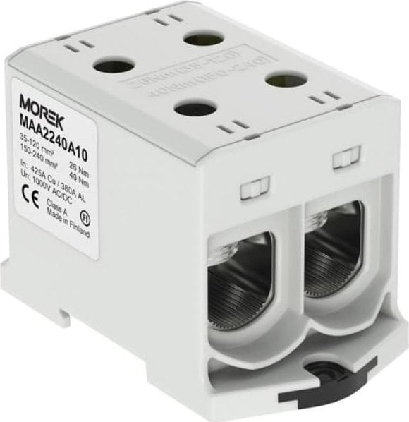 MOREK Conector OTL240-2 culoare gri 2xAl/Cu 35-240mm2 1000V Clema universală MAA2240A10