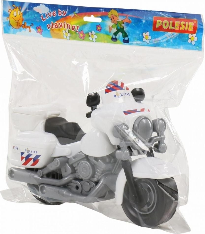 Motocicleta politie, 27x12x19 cm, Polesie