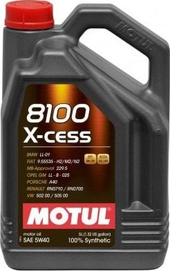 Motul Alyva MOTUL 8100 X-CESS 5W40 5L