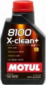 Motul Alyva Motul 8100 X-CLEAN+ 5W30, 1L