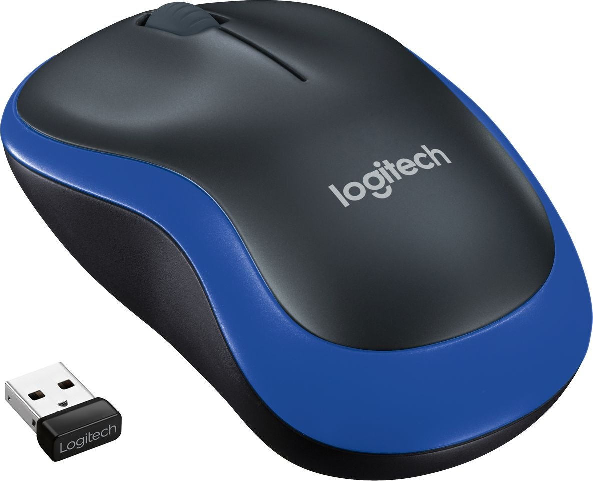 Mouse albastru Logitech M185 (910-002239)