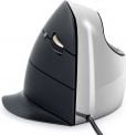 Mouse BakkerElkhuizen Evoluent C BNEEVRC/VMCR, Laser, USB, cu fir, 2000 DPI, 6 Butoane, Negru/Argintiu