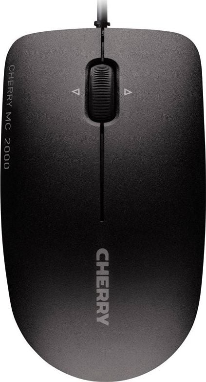 Mouse Cherry MC 2000, JM-0600-2, Optic, cu fir, USB, 1600 DPI, 3 butoane, Gri