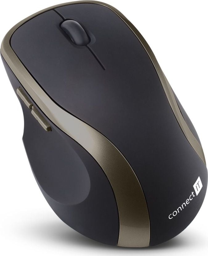 Mouse Connect IT WM2200 (CI-1133), Optic, USB, Wireless, 1000 DPI, 5 Butoane, Negru-Maro