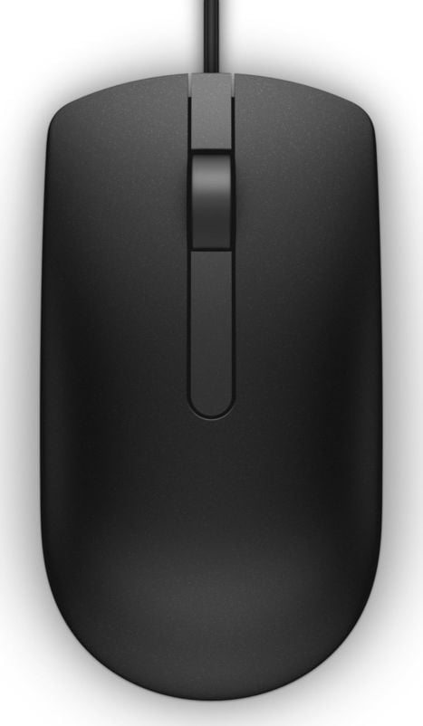 Mouse Dell MS116 (570-AAIS), USB, 3 butoane, 1000 DPI, Optic, Negru