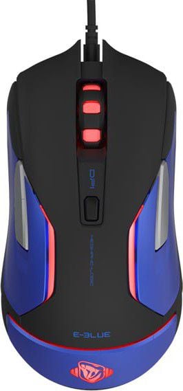 Mouse E-blue Gaming Auroza V2 EMS668BKAA-UI, Optic, 6 butoane, 5000 DPI, Albastru